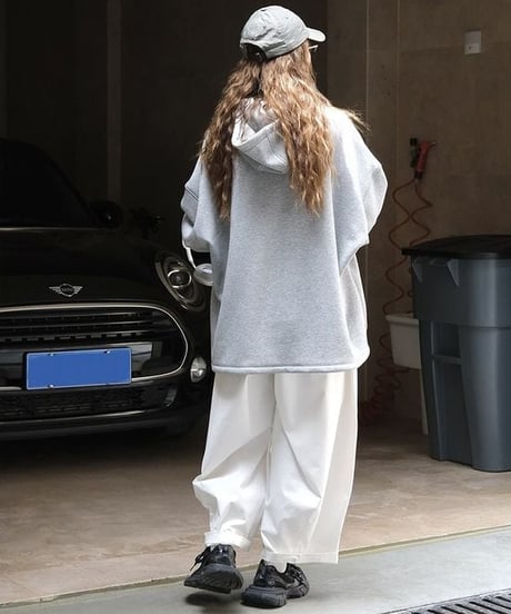 double zipper hoodie /2color　FL2675