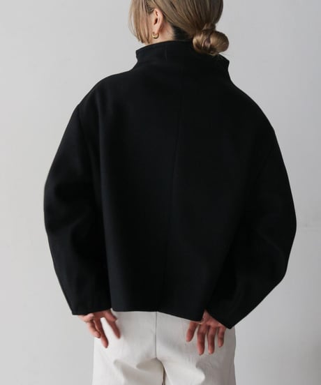 highneck curve sleeve outer /3color　FL2993