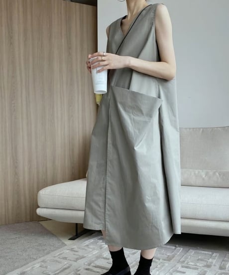 2way sleeveless dress /2color　FL2024