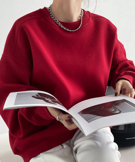 round neck sweatshirt /3color　FL2624
