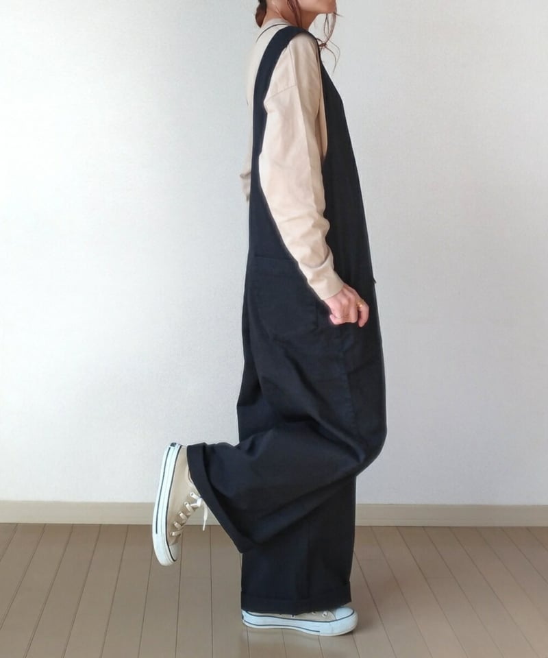 zip up overalls /2color FL3263 | Flosa