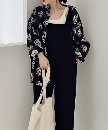 black salopette　FL2399