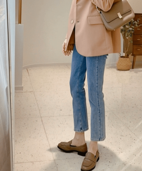 slim ankle denim pants　FL3603