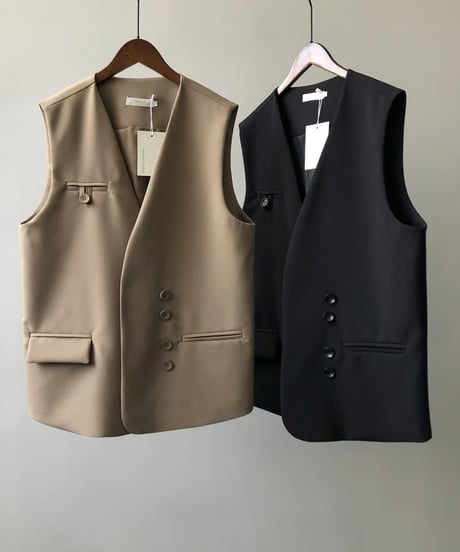 loose silhouette vest　FL2525