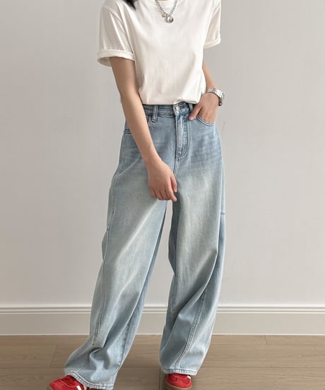 wide leg denim　FL3345