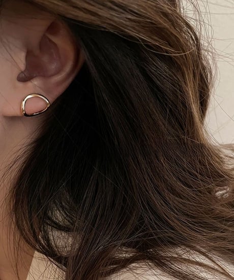 elegant wave ear cuff /2color　FL2365