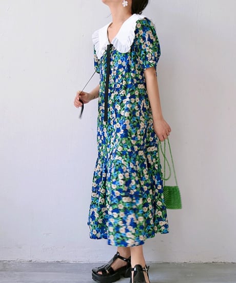 big collar dress　FL3415
