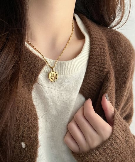 flower charm necklace　FL2167