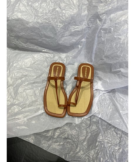 strap thong sandals /4color　FL2092