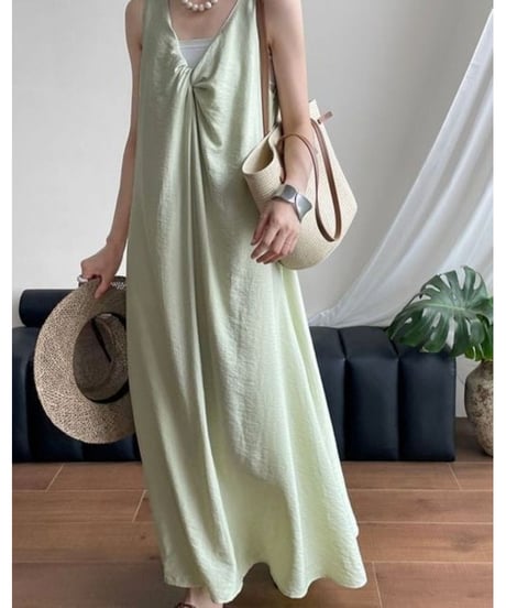 twist neck sleeveless op FL3451