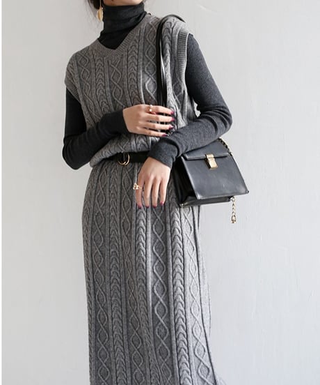 turtleneck pullover sweater /4color　FL2950