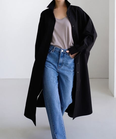 asymmetric long shirt /3color　FL2077
