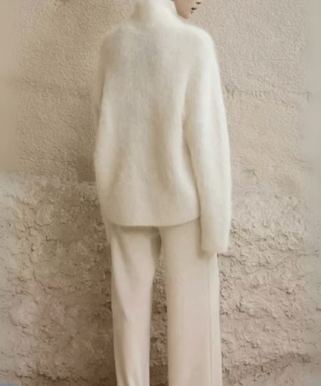 turtleneck pullover knit sweater /5color　FL3108