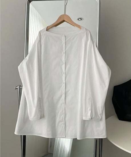 collarless overshirt　FL2088