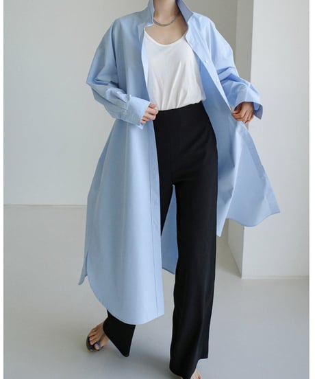 asymmetric long shirt /3color　FL2077