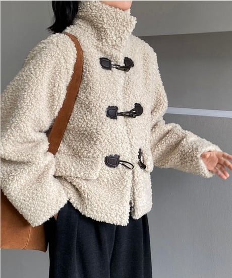 stand collar babo an jacket /2color　FL3018