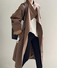 big silhouette coat /2color　FL2673