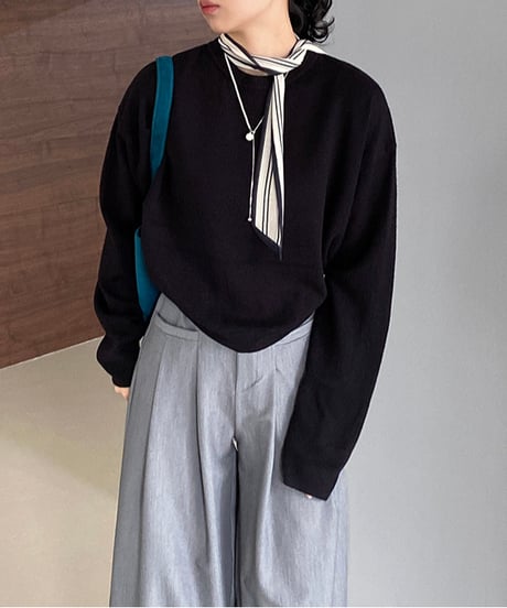 color knit pullover /6color　FL2754