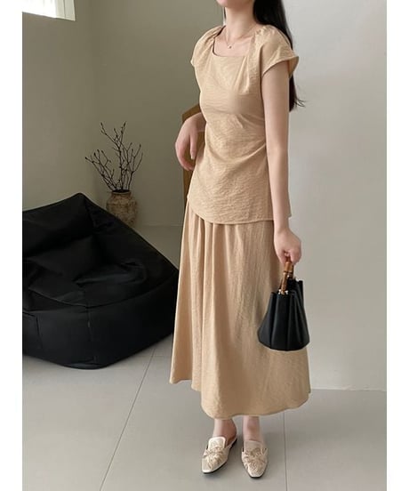 open back tops and skirt set-up　FL2392