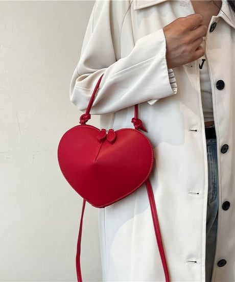 heart shape 2way handbag /6color　FL2884
