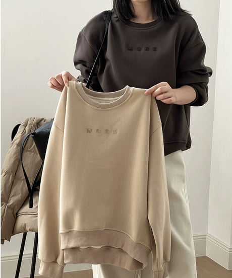 front logo sweat pullover  /3color　FL3125