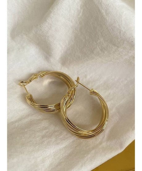 circle hoop earrings　FL2354