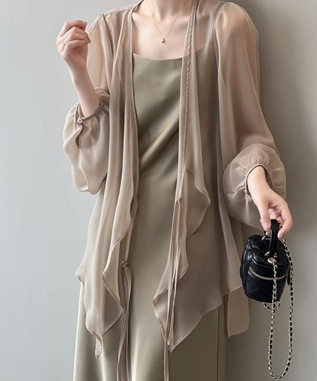 shear drape cardigan　FL2527