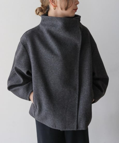 highneck curve sleeve outer /3color　FL2993