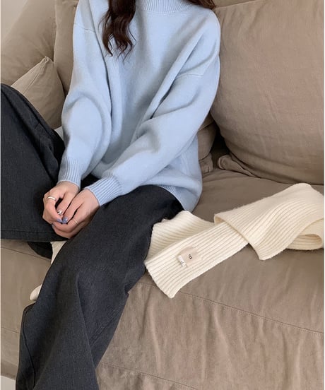 knit sweater pullover /4color　FL2998