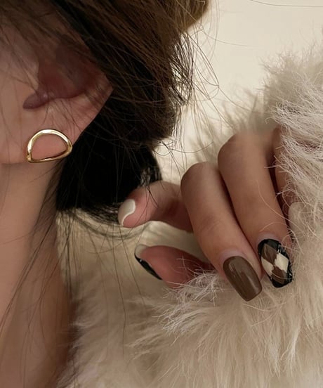 elegant wave ear cuff /2color　FL2365
