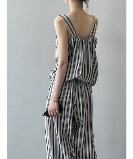 sleeveless stripe setup　FL2440