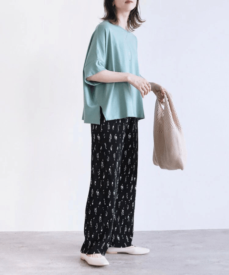 loose dolman sleeve t-shirt /5color　FL3642