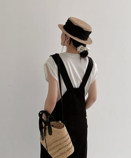 wide silhouette salopette　FL2404
