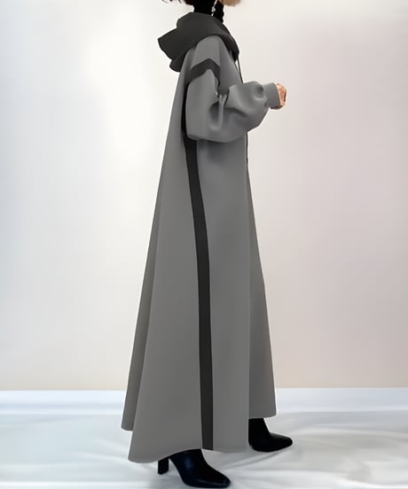 long hoodie dress FL3488