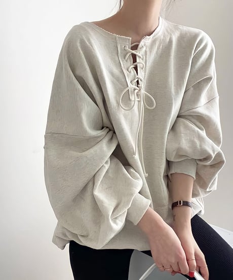 lace-up tops　FL2461