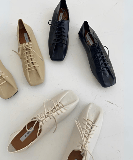 square toe woven shoes /3 color　FL2310