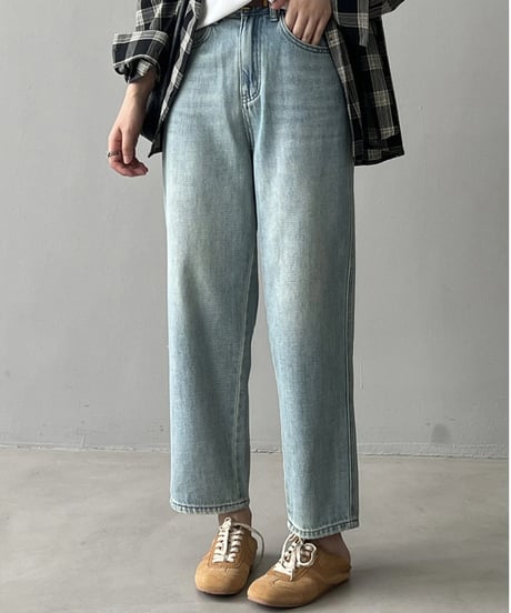 light-blue straight denim　FL2733