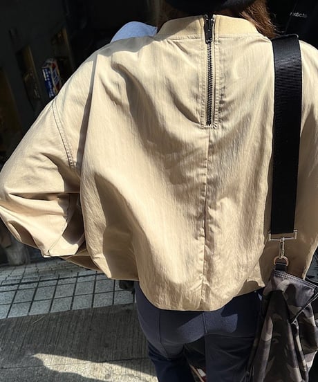 back zip design pullover　FL2542