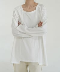 natural relax long-t-shirt　FL2597
