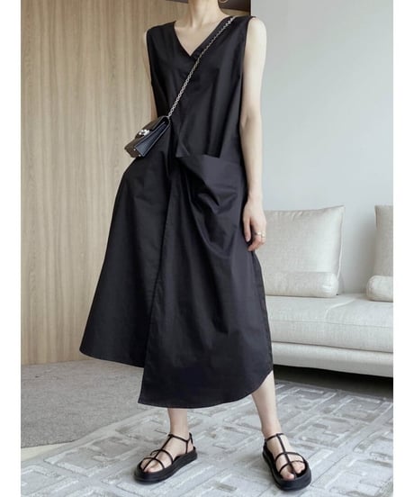 2way sleeveless dress /2color　FL2024