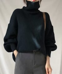turtle neck sweater /3color　FL2996