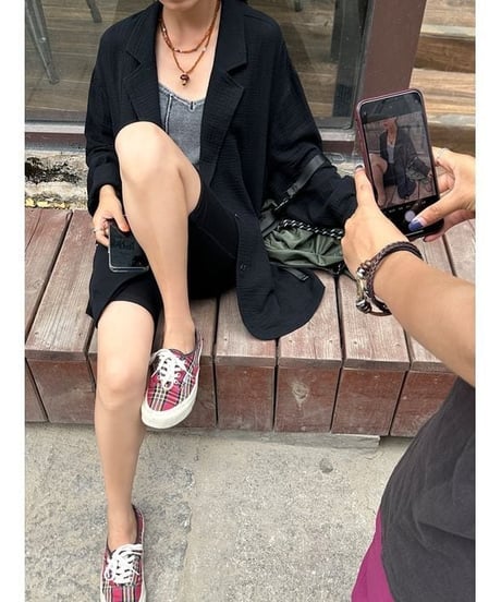 textured loose jacket 　FL2509