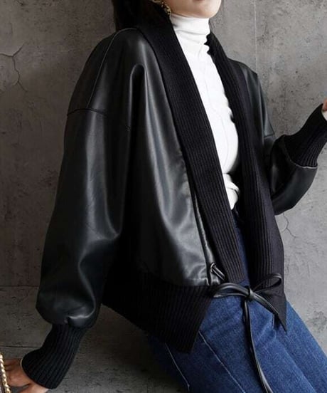 eco leather jacket　FL2510