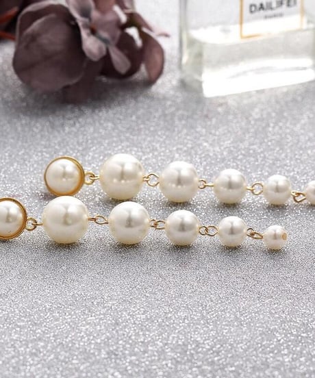long 6-strand pearl piece　FL2948