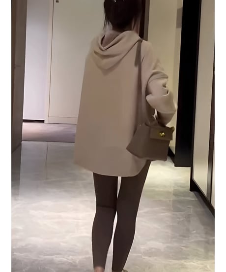 relaxed fit hoodie　FL2476