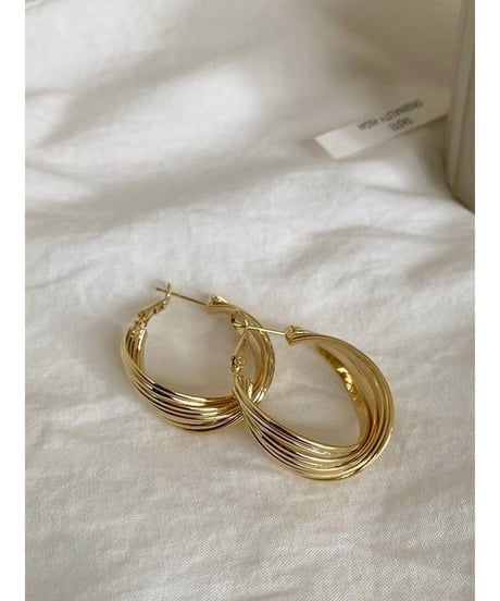 circle hoop earrings　FL2354