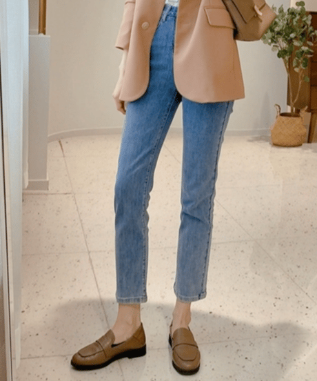 slim ankle denim pants　FL3603