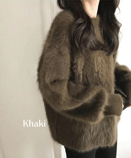 shaggy knit /4color　FL3107