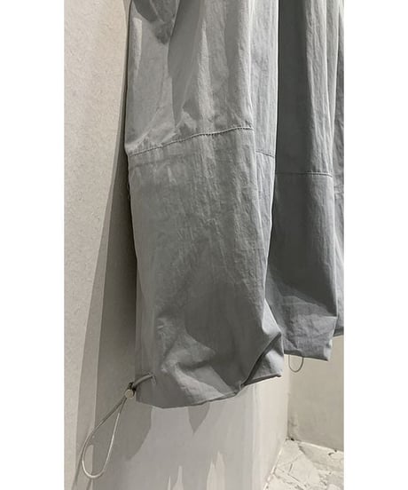 drawstring hem sleeveless one-piece /2color　FL3613