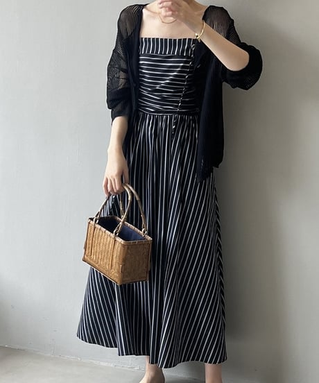 sheer knit cardigan　FL2178